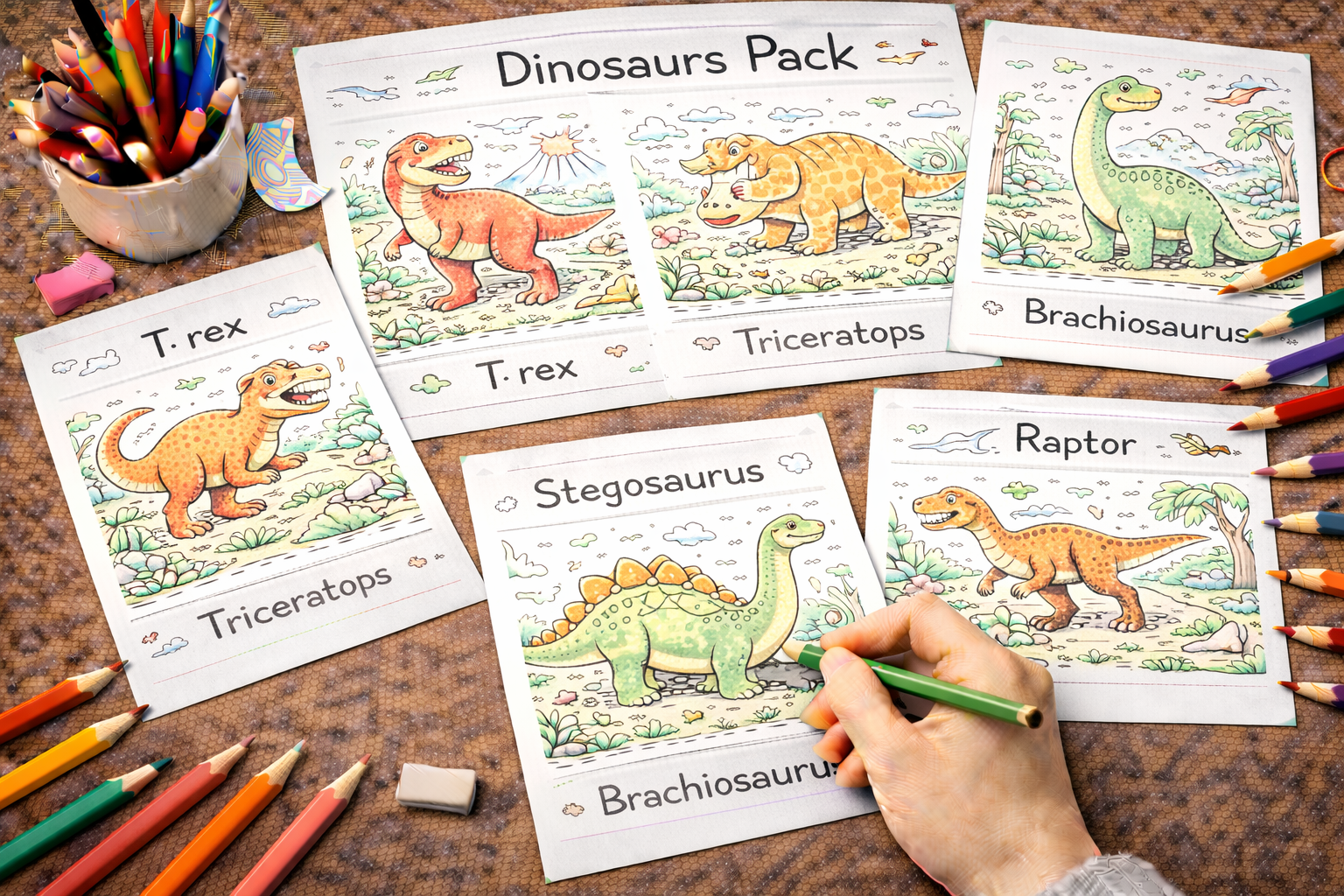 dinosaur coloring pages