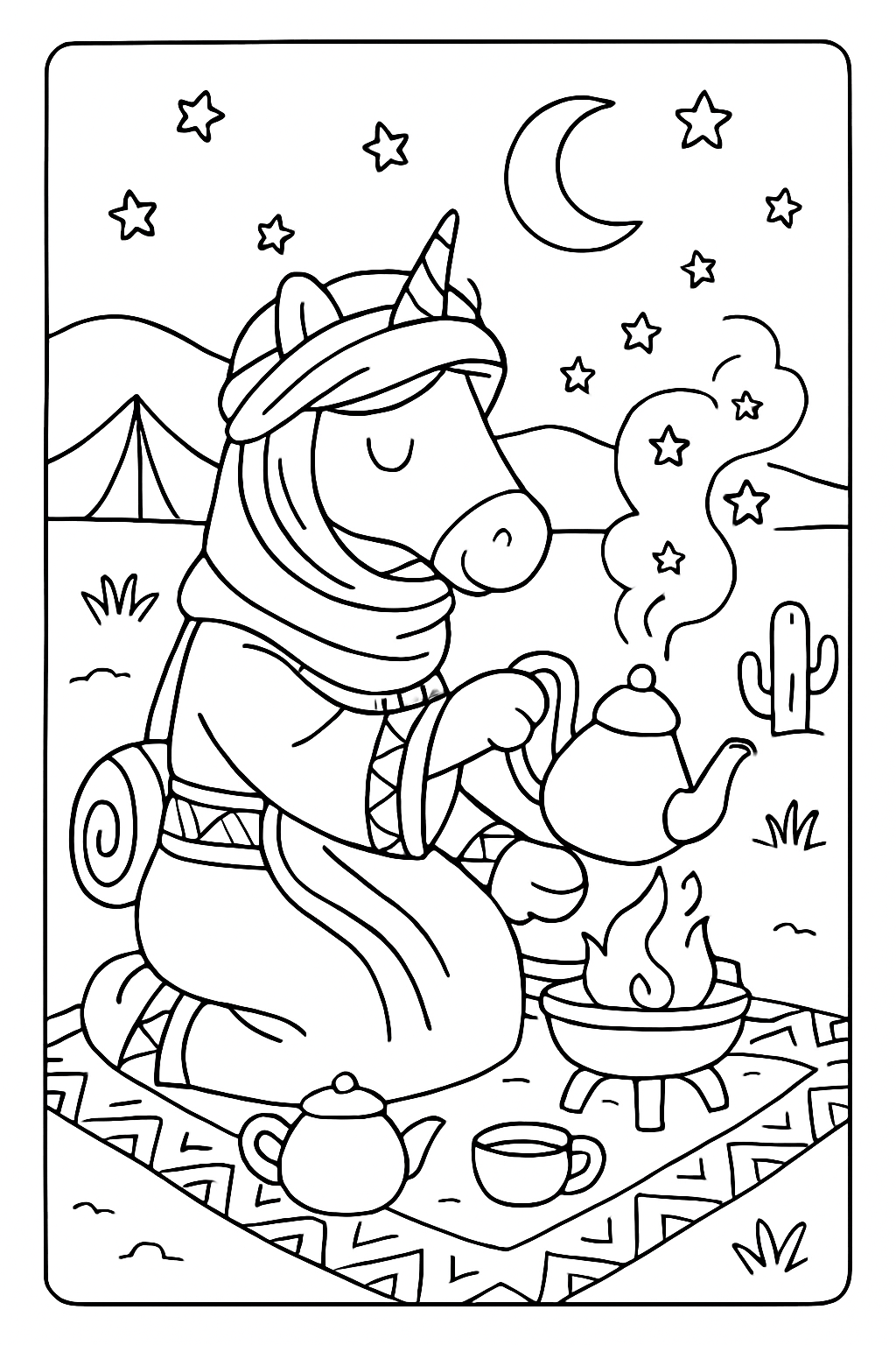 desert nomad unicorn brewing star-scented tea