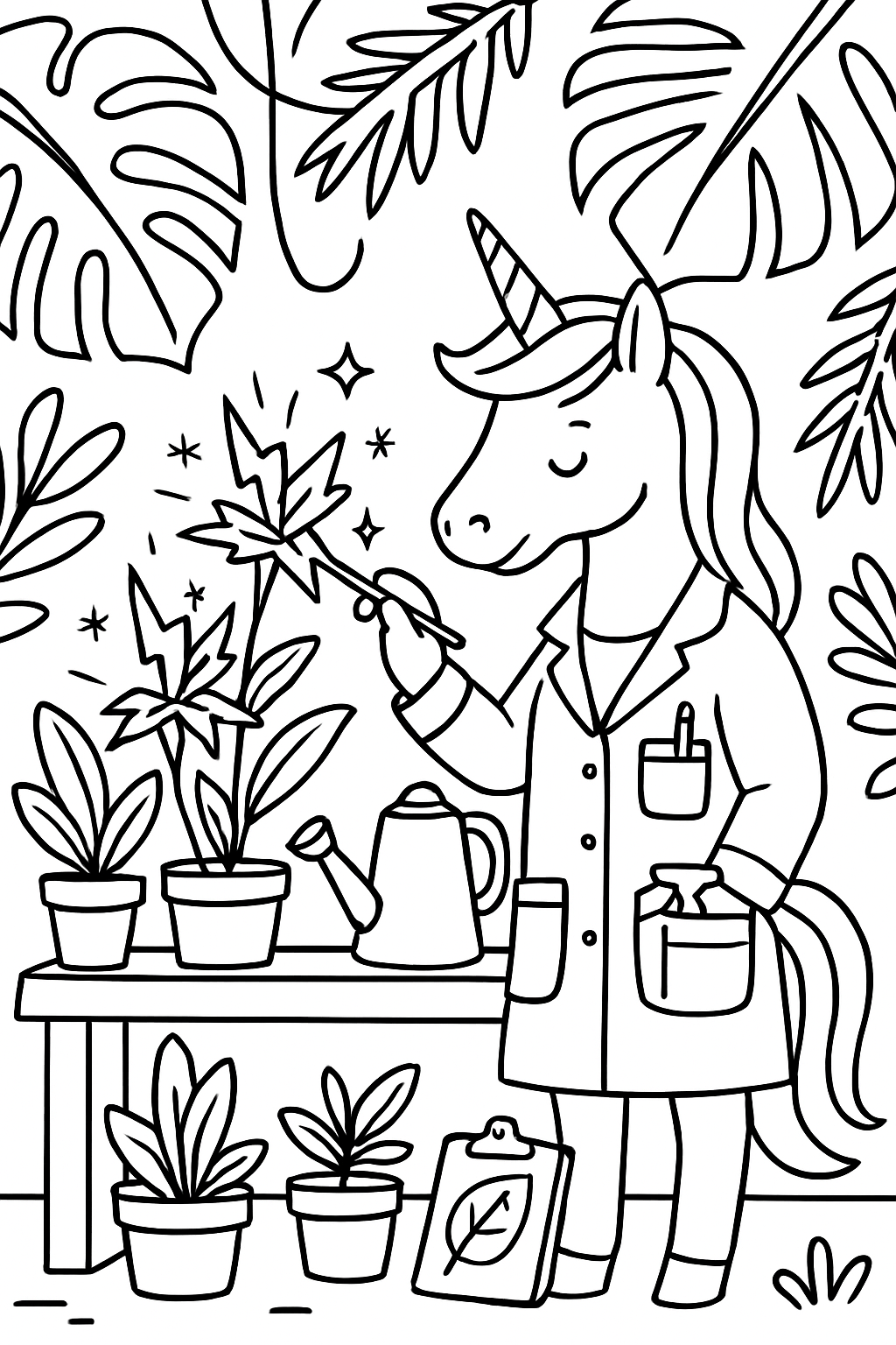jungle botanist unicorn crossbreeding thunder-lily hybrids