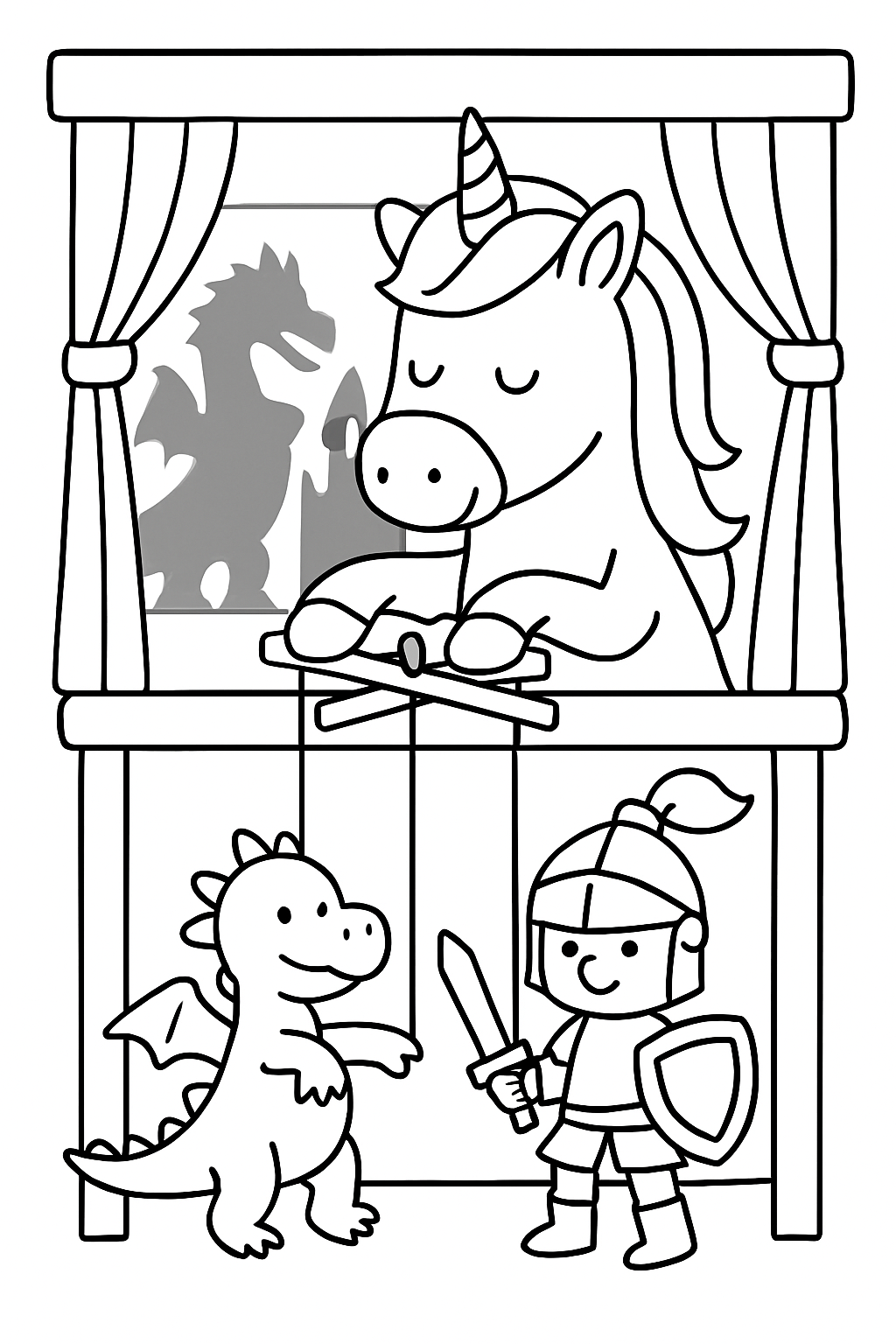 marionette puppeteer unicorn rehearsing shadow legends