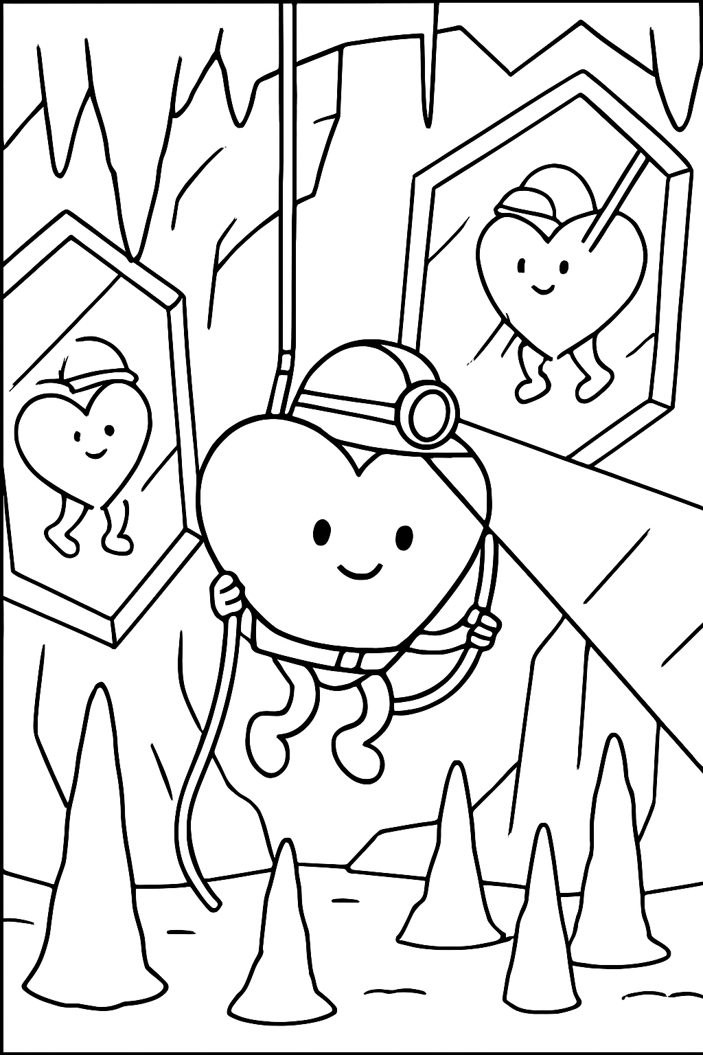 heart spelunking through a cavern of mirrors