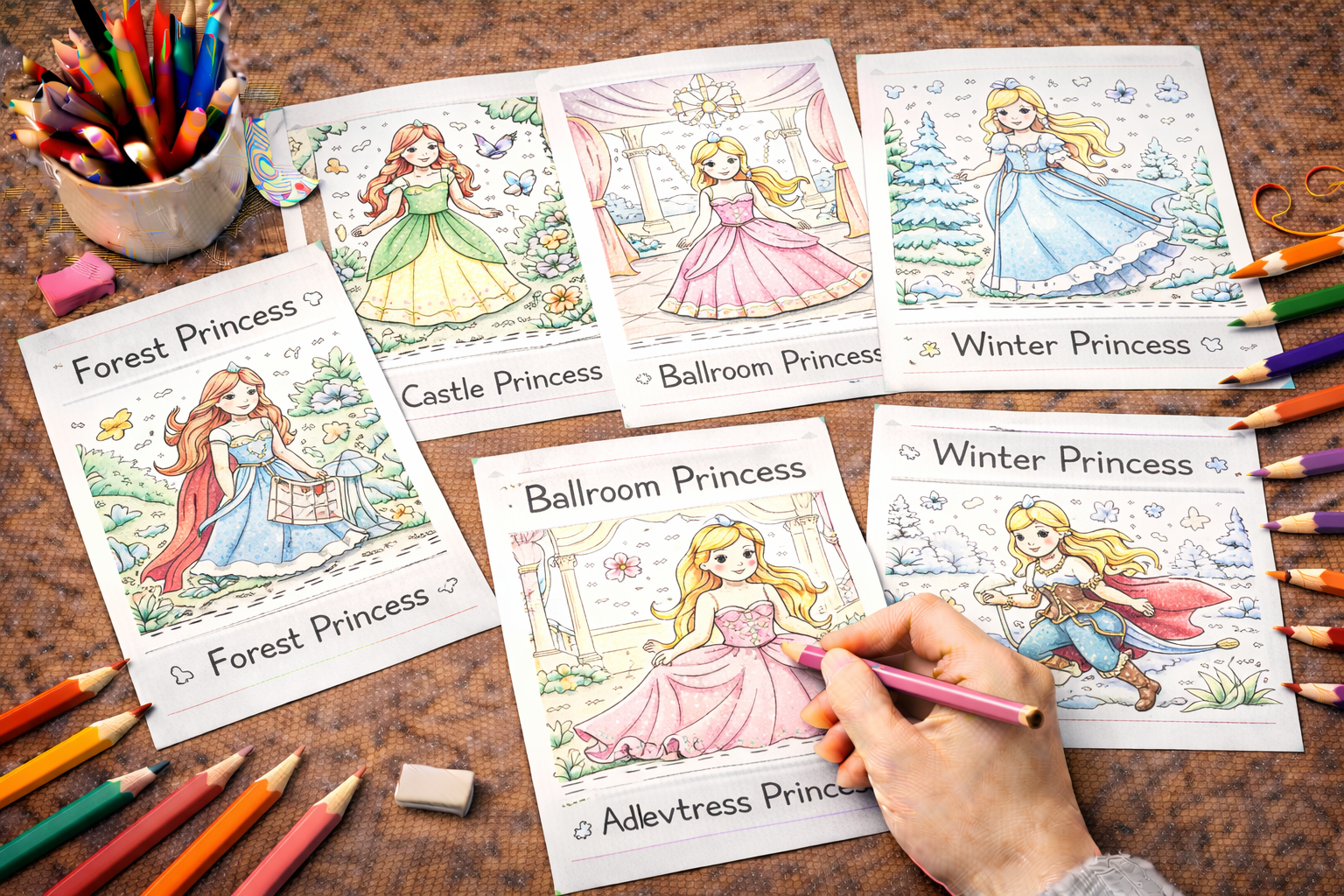 princess coloring pages