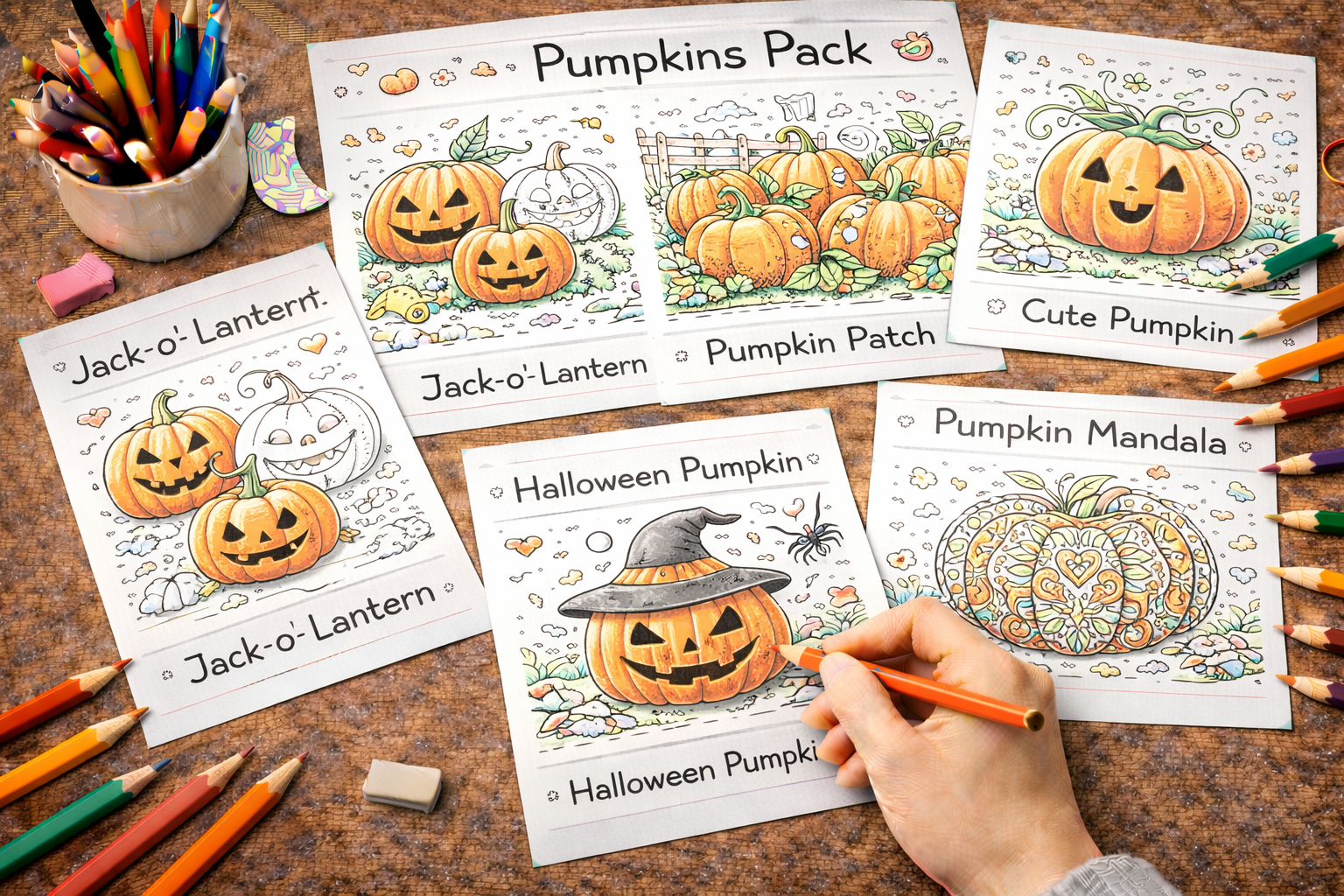 pumpkin coloring pages