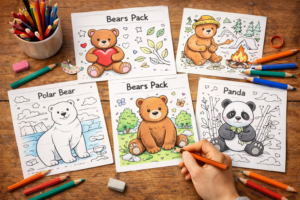 bear coloring pages