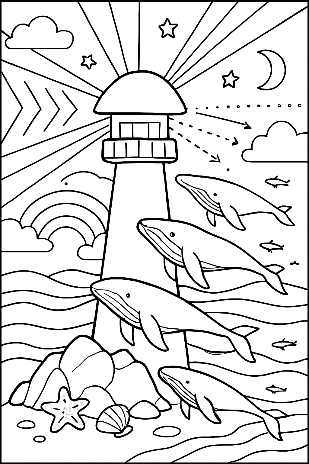 lighthouse mushroom beaming patterns for migrating whales