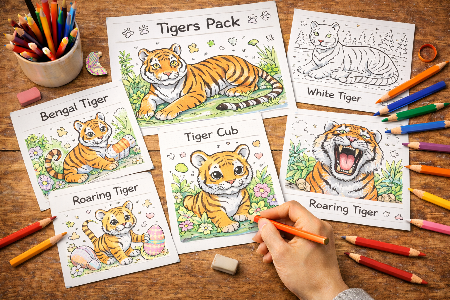 tiger coloring pages