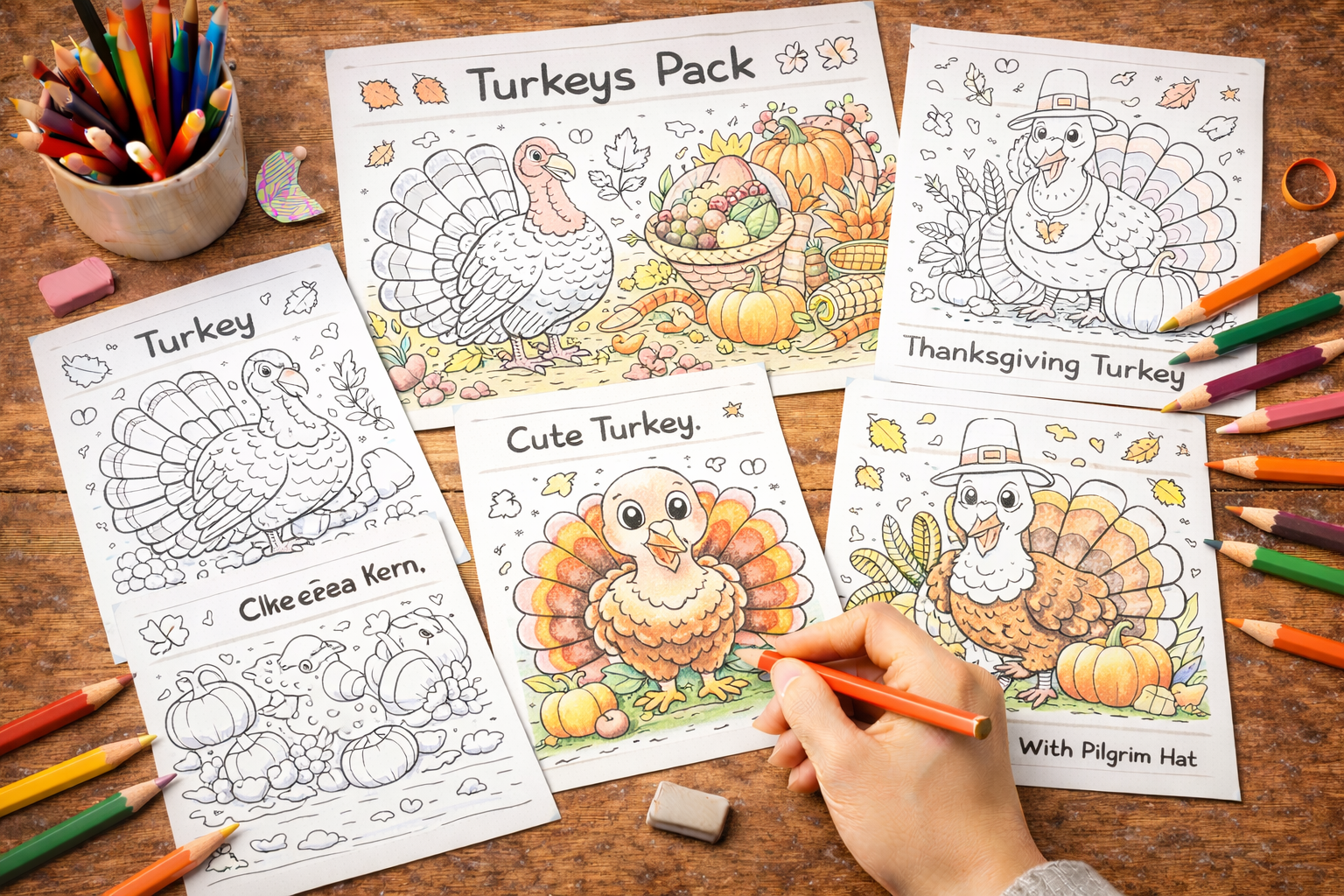turkey coloring pages